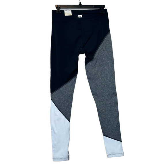 Marika gray black white color block chill Tek athletic leggings size Small - Picture 2 of 11